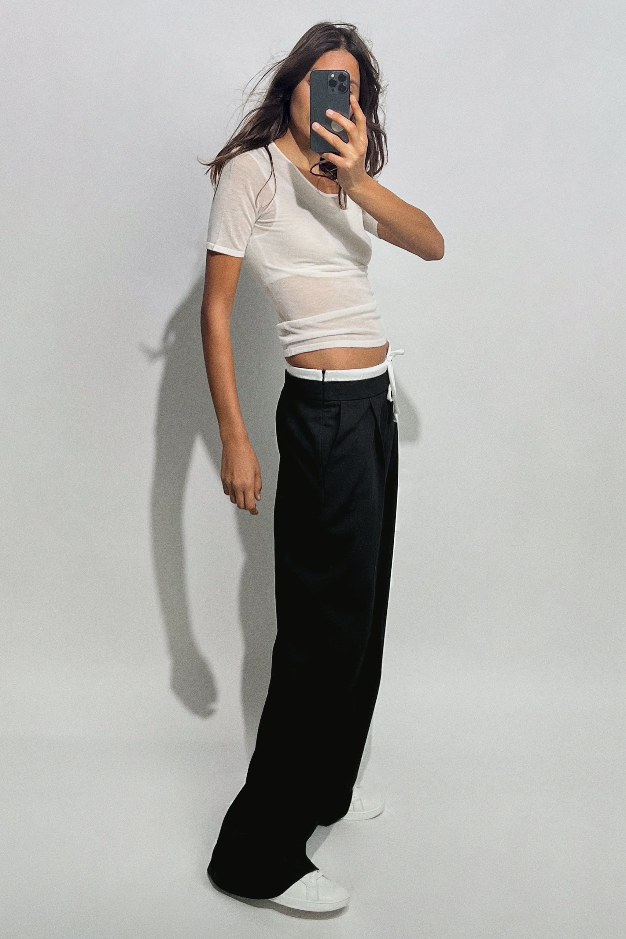 Double Waistband Trousers