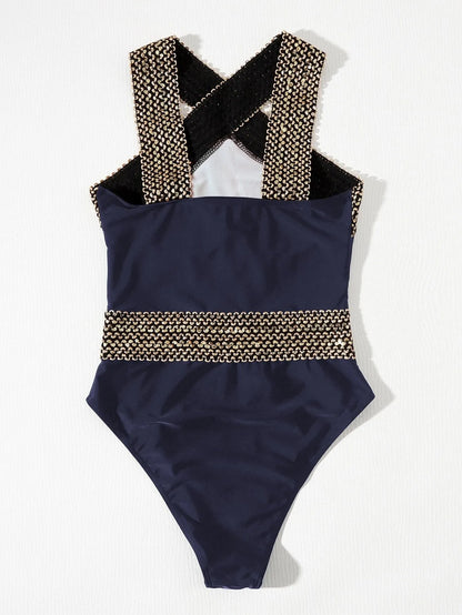 Criss Cross Detail Monokini