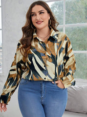 Allover Printed Button Front Shirt