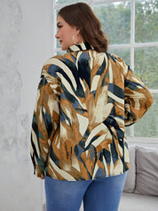 Allover Printed Button Front Shirt