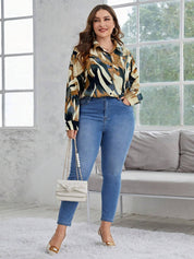 Allover Printed Button Front Shirt
