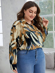 Allover Printed Button Front Shirt