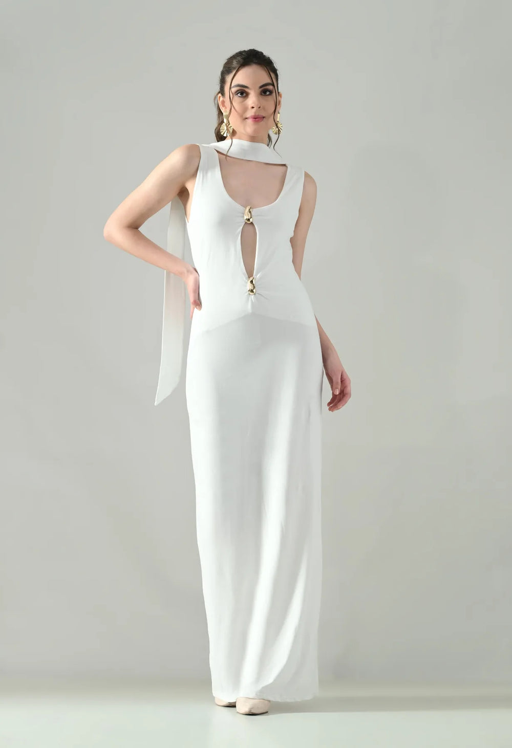 Golden Grace Maxi Dress