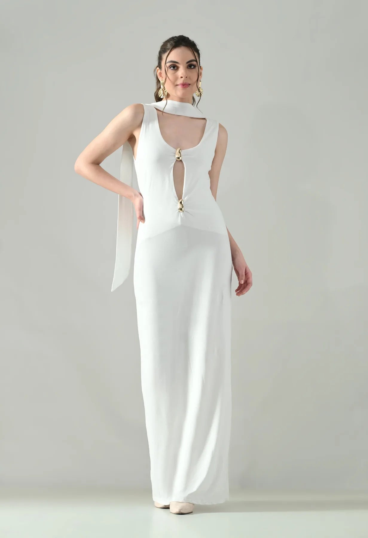 Golden Grace Maxi Dress