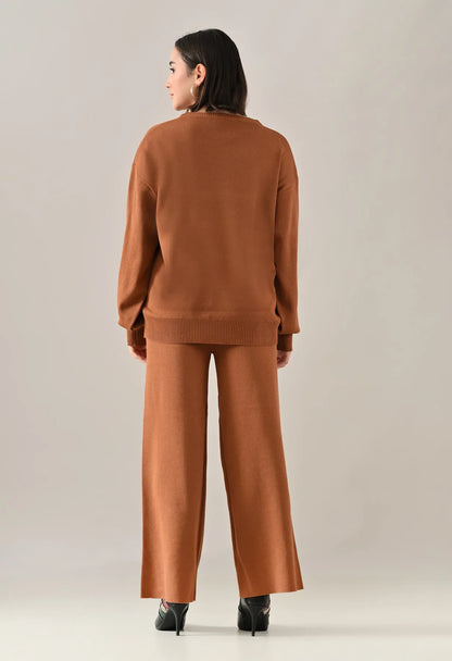 Heart Knitted Two Piece Set