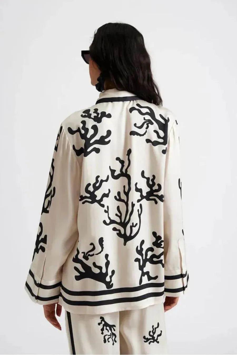 Fashionable Printed Two Piece Set