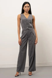 Pinstripe Two-Piece Set