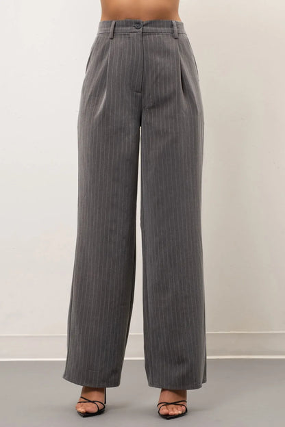 Pinstripe Two-Piece Set