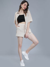 Shirt Shorts Two-Piece Casual Set