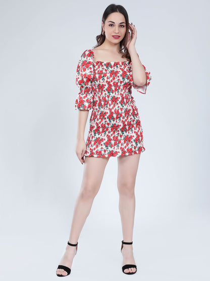 Floral Fitted Dress