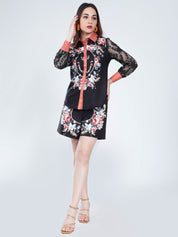 Vintage Floral Two-Piece Set
