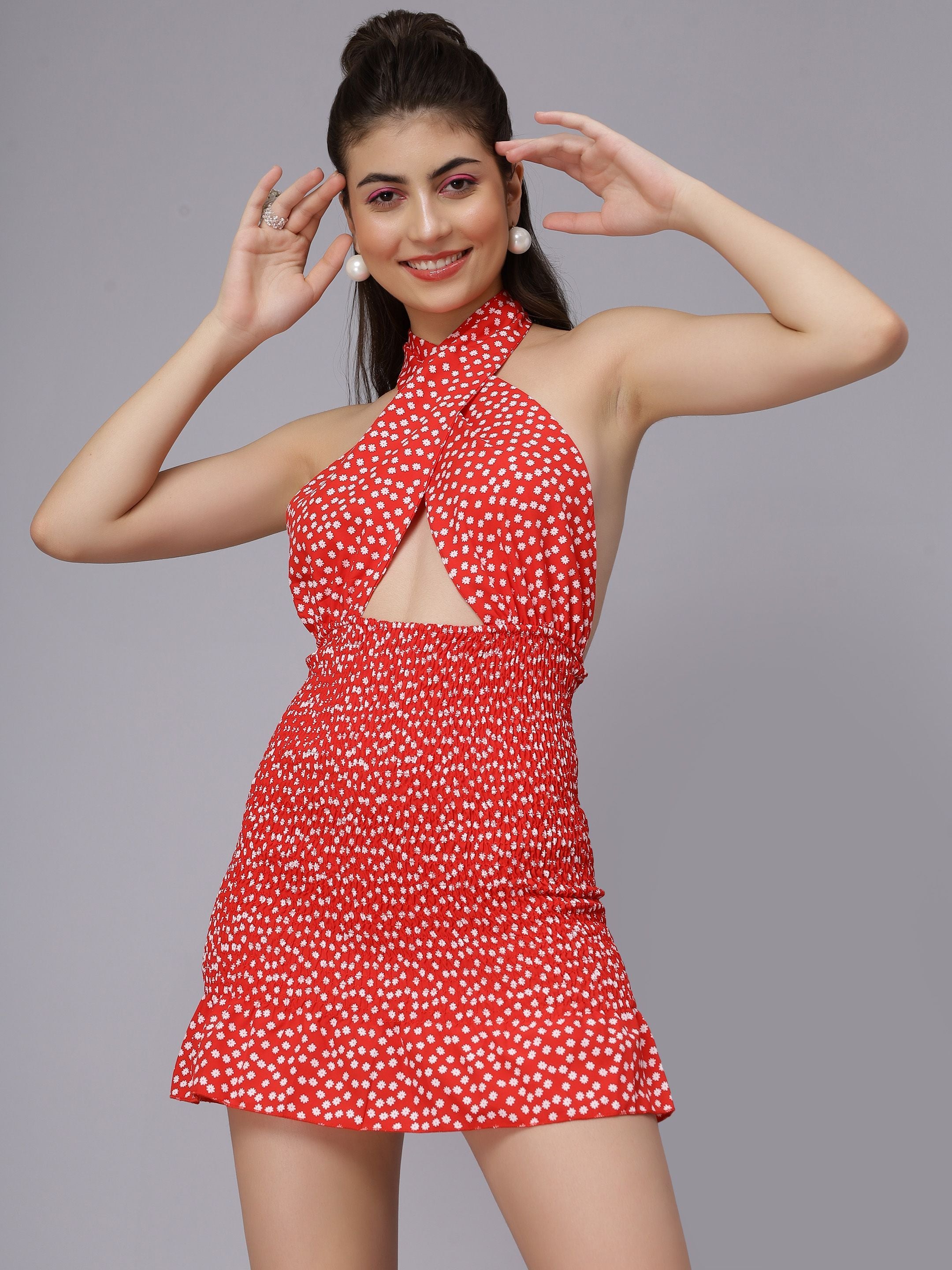 Sexy Backless Mini Bodycon Dress