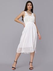 Summer Crochet Midi Dress
