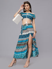 Boho Floral Two Piece Set