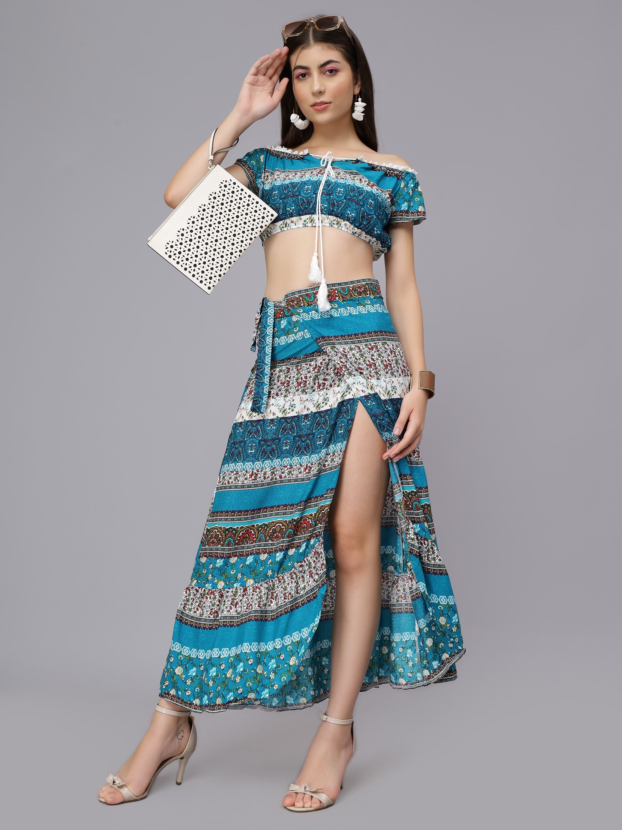 Boho Floral Two Piece Set