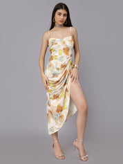 Sexy Marble Spaghetti Dress
