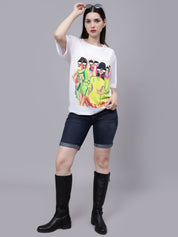 Girl Gang Graphic Oversized T- Shirt