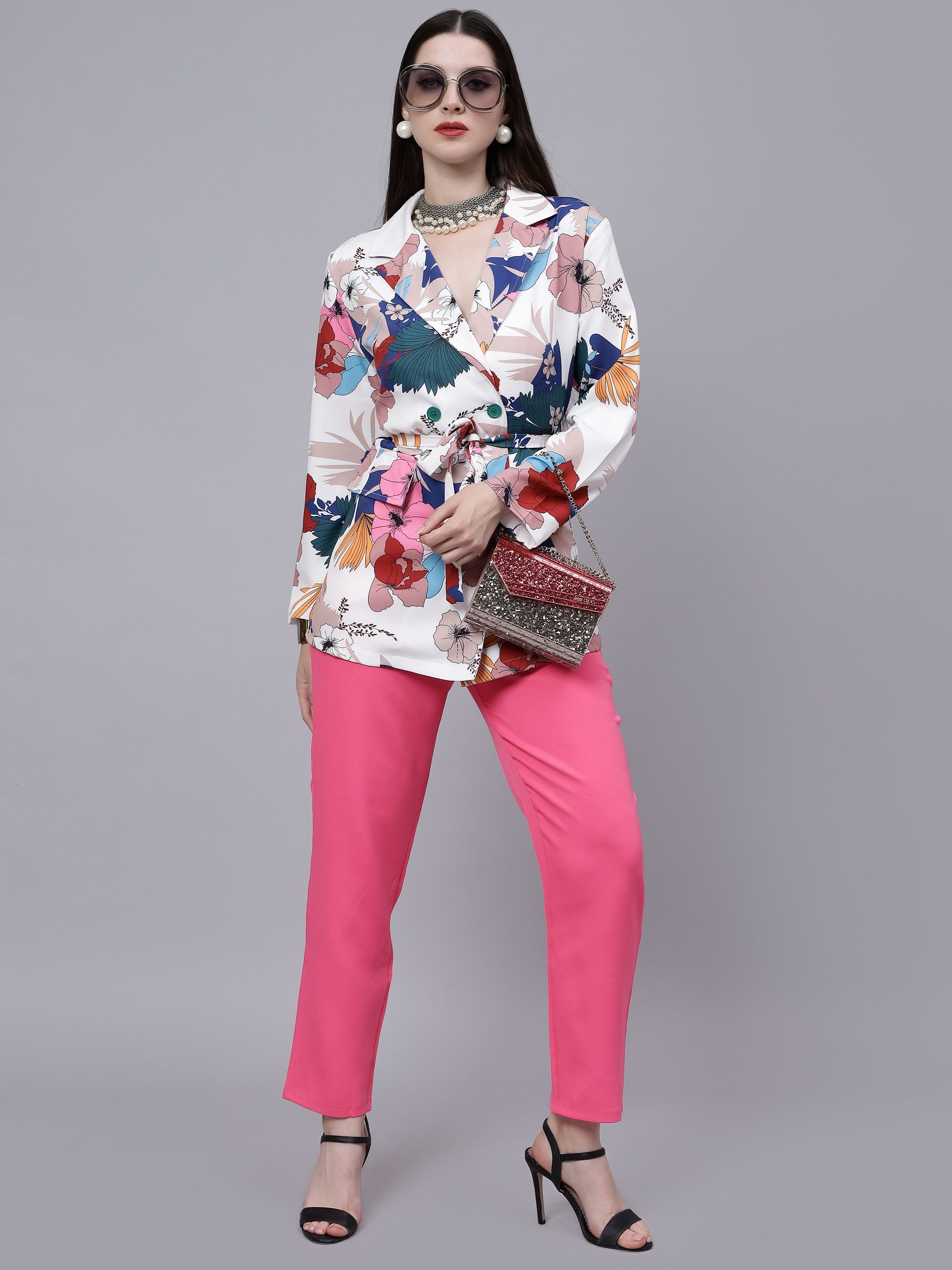 High Street Summer Floral Blazer