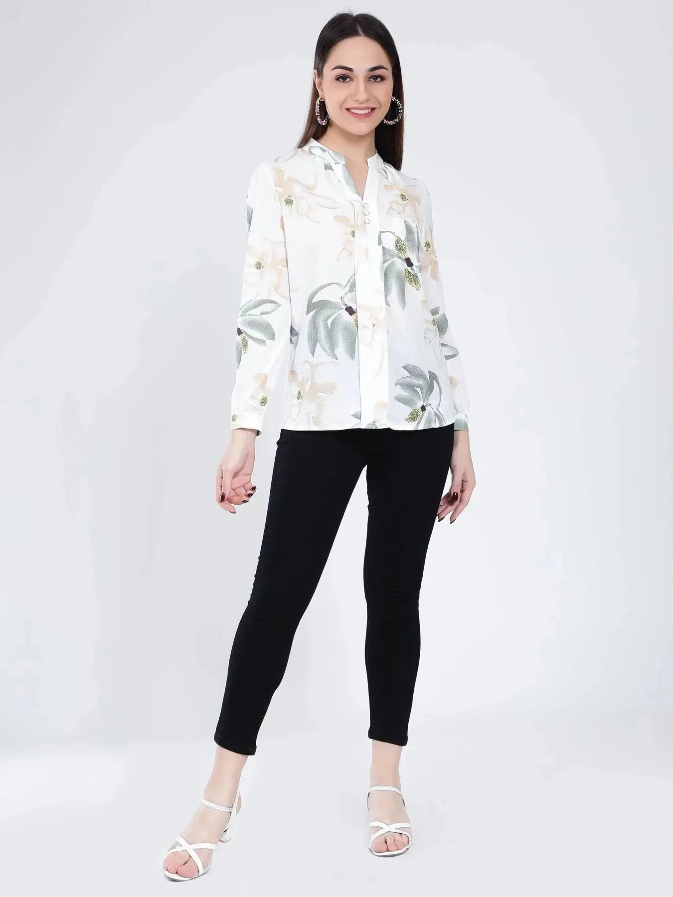 Water Colour Flower Blouse