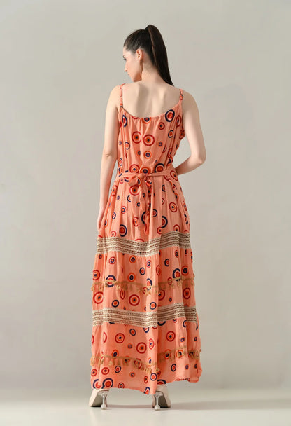 Sunset Rhythm Maxi Dress