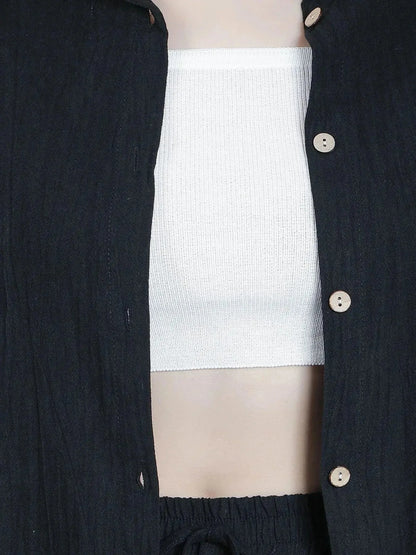 Shirt Shorts Two-Piece Casual Set