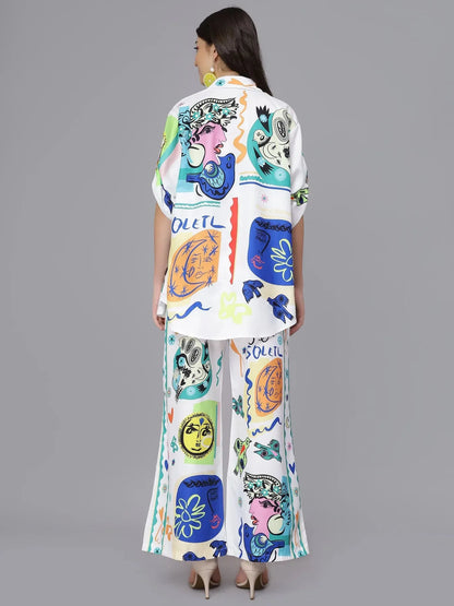 Sunburst Serenade Printed Two Piece Set