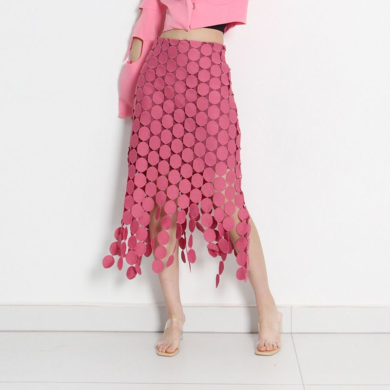 Laser Cut Double Layered Skirt