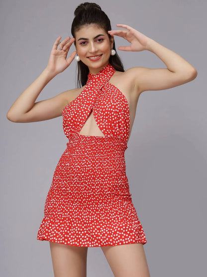 Sexy Backless Mini Bodycon Dress