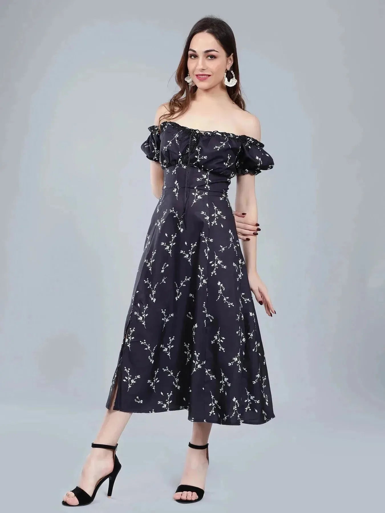 Ditsy Flower Print Dress