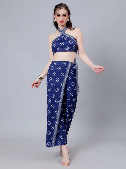 Batik Printed Two-Piece Set