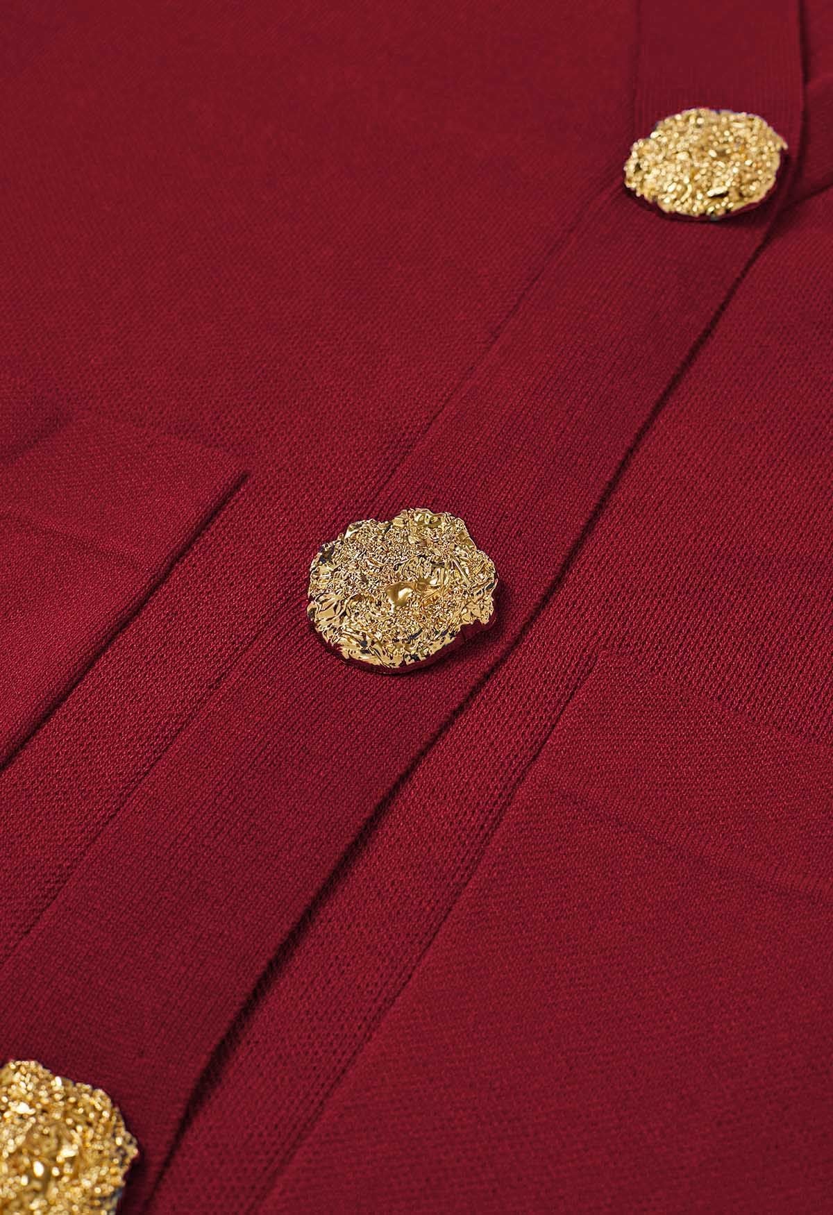 Golden Button Two-Piece Set