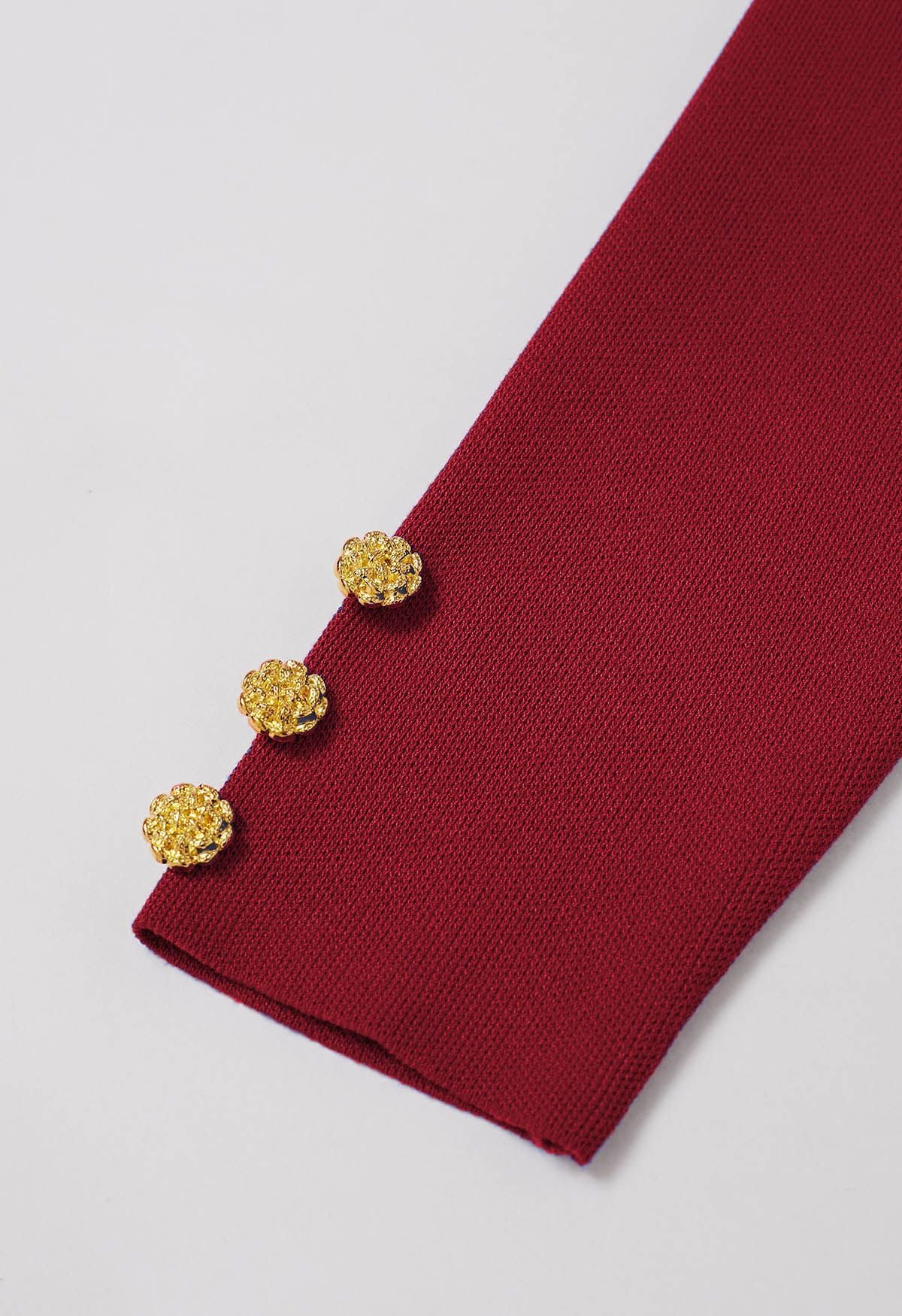 Golden Button Two-Piece Set