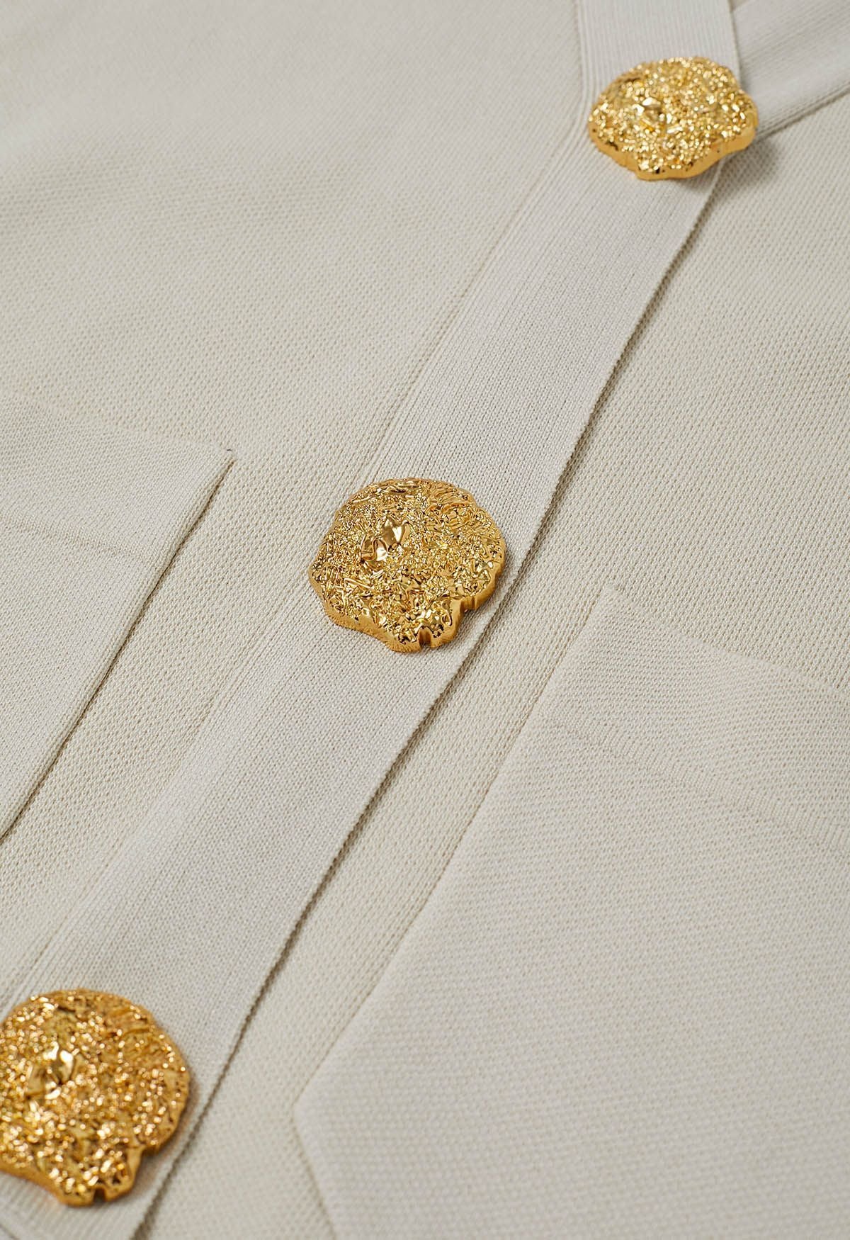 Golden Button Two-Piece Set
