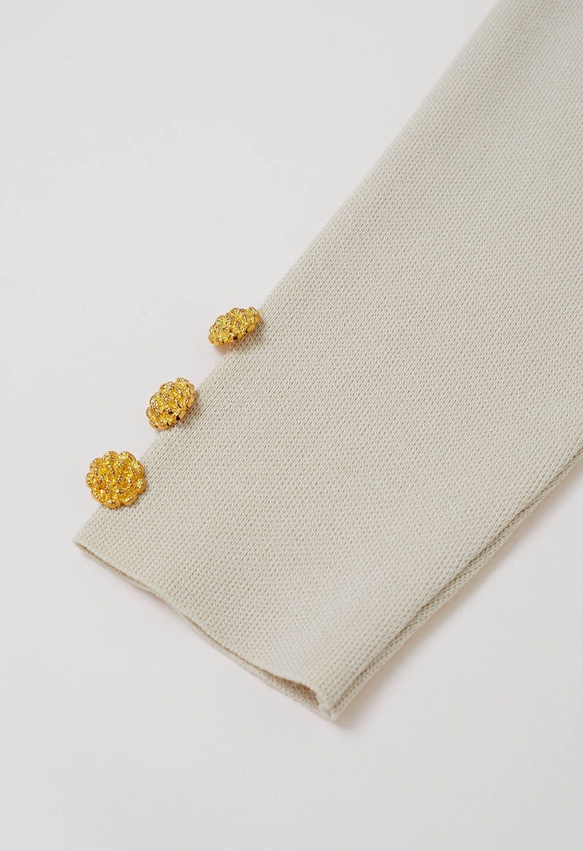 Golden Button Two-Piece Set