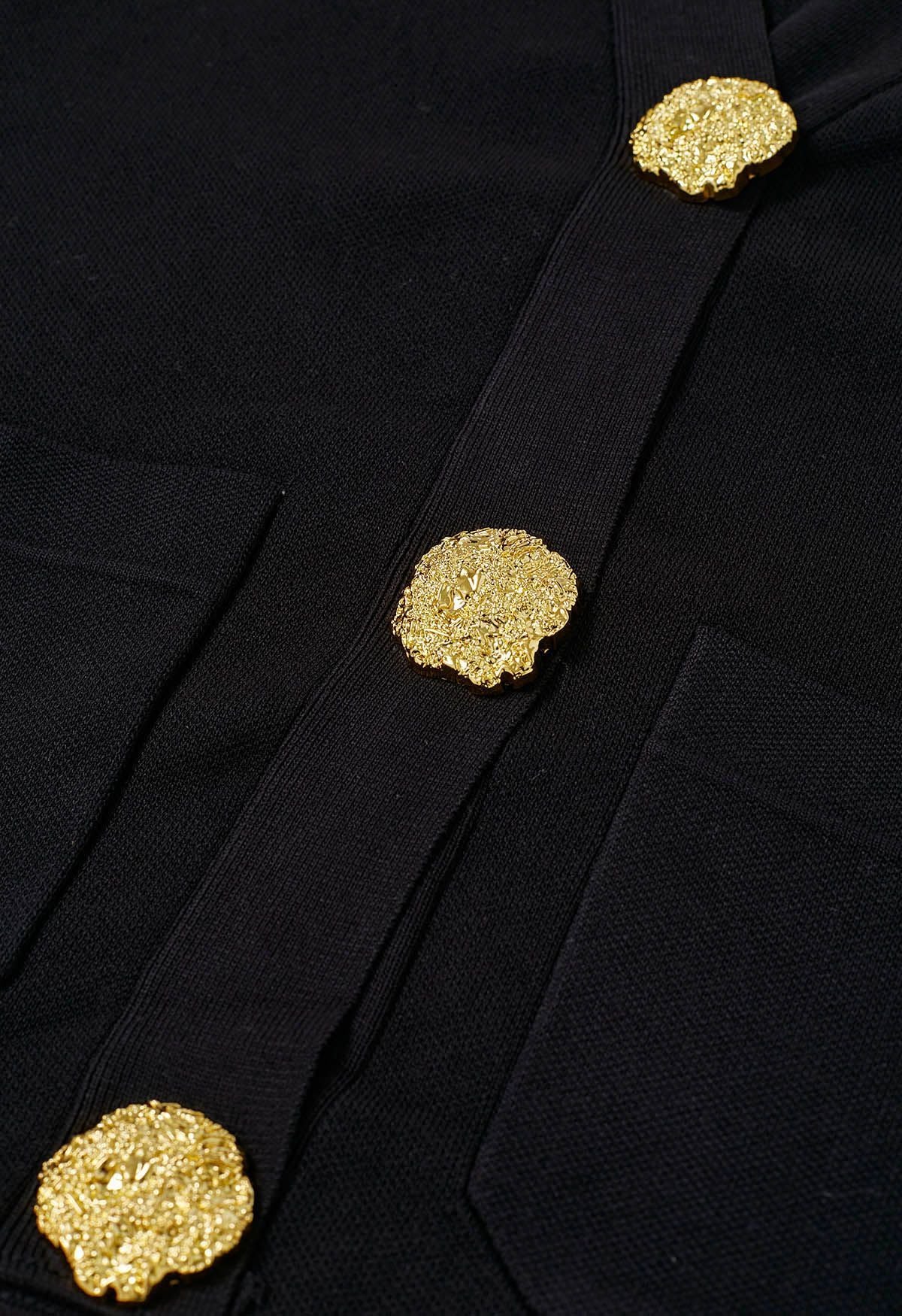 Golden Button Two-Piece Set
