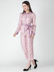 Chain Print Two-Piece Set
