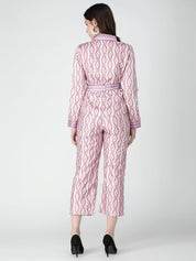 Chain Print Two-Piece Set