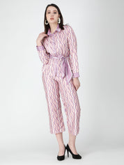 Chain Print Two-Piece Set