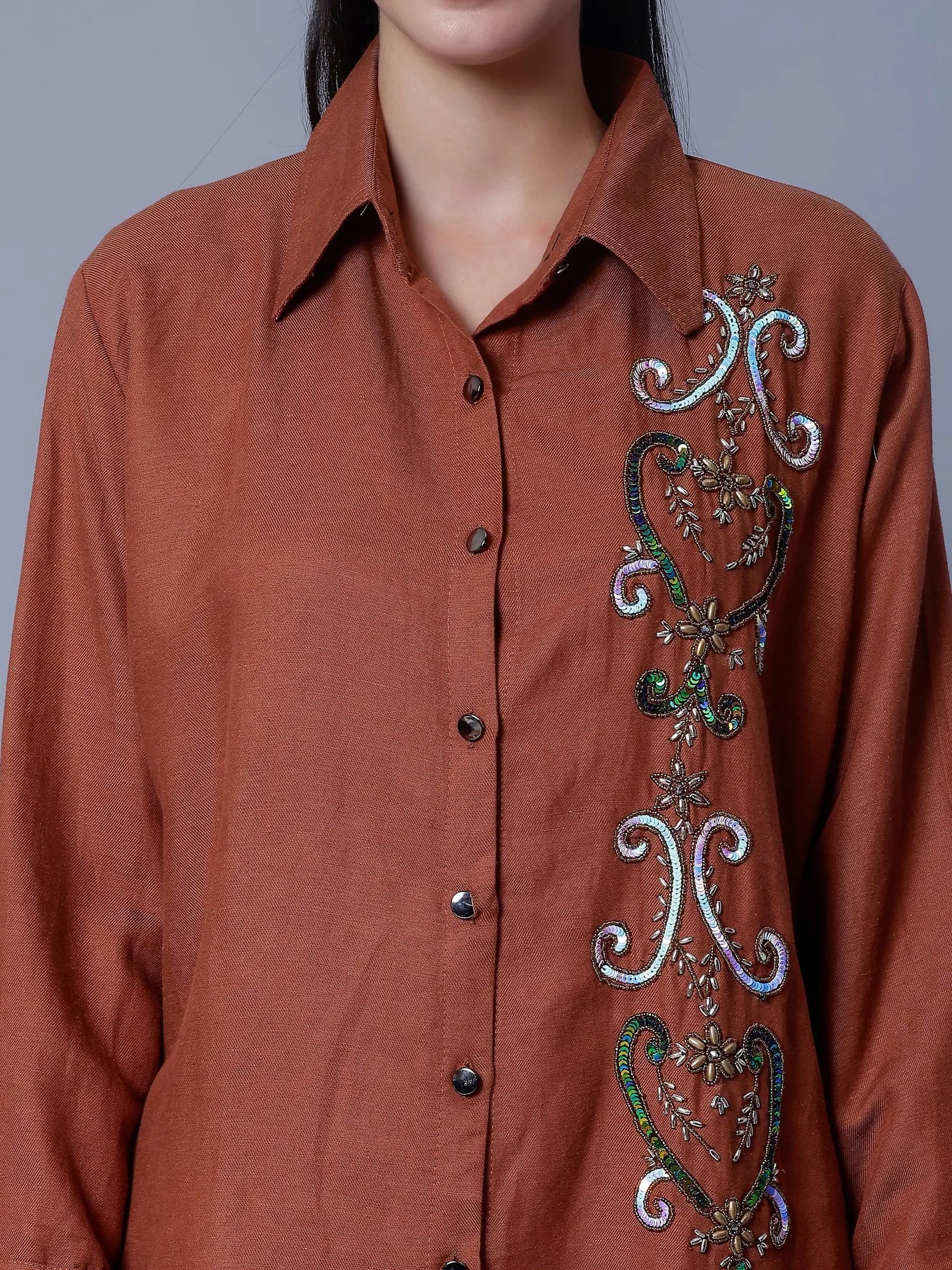 Hand Embroidery Two-Piece Set