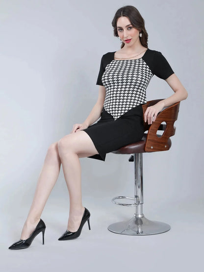 Herringbone Knitted Top