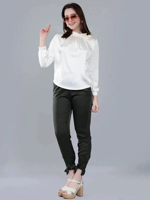 Mandarin Collar Blouse