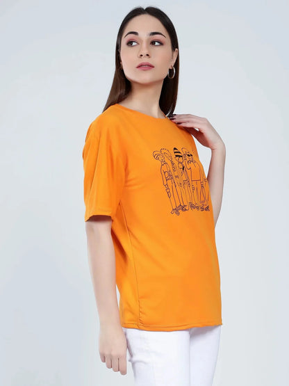 Graphic Round Neck T-Shirt