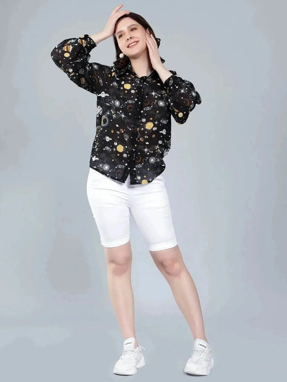 Celestial Print Shirt