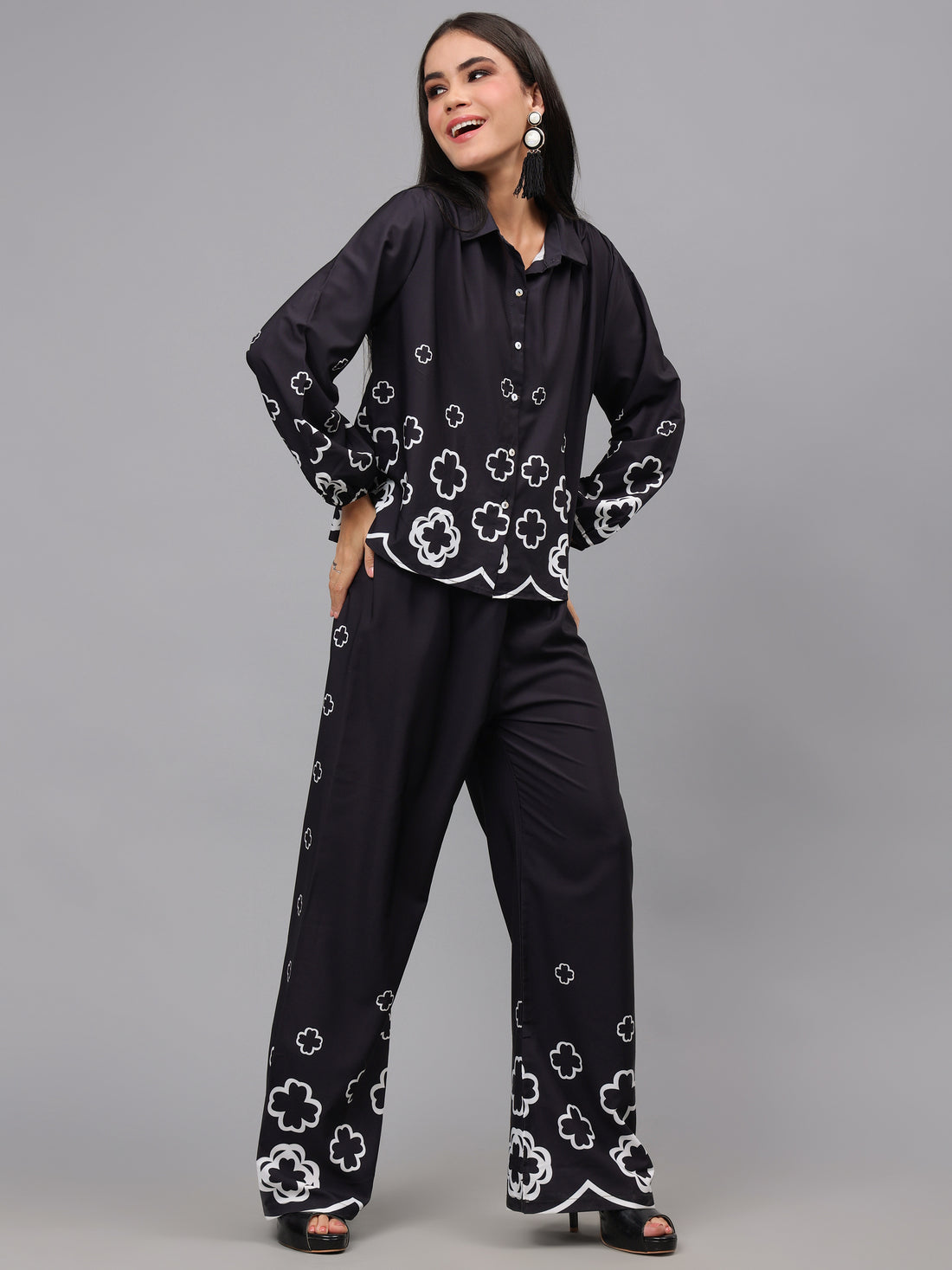 Floral Printed Two Piece Set