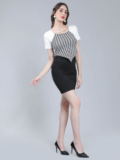 Herringbone Knitted Top