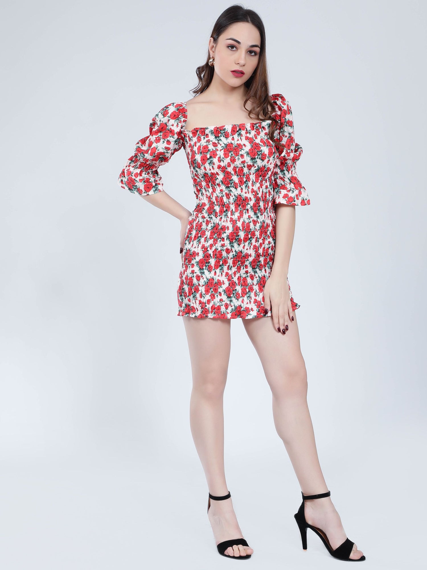 Floral Fitted Dress