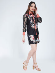Vintage Floral Two-Piece Set