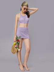Sexy Crochet Two Piece Set
