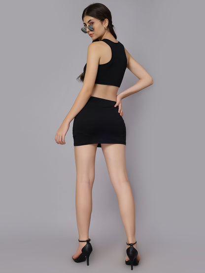 Sexy Hollow Out Two Piece Set