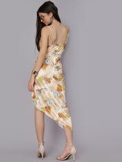 Sexy Marble Spaghetti Dress